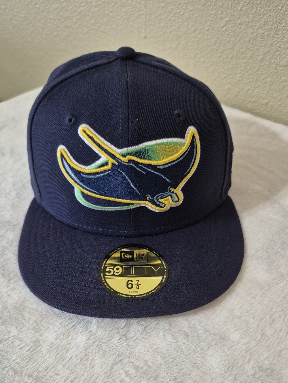 Men's New Era Navy Tampa Bay Rays Alternate Authentic Collection 59FIFTY Cap